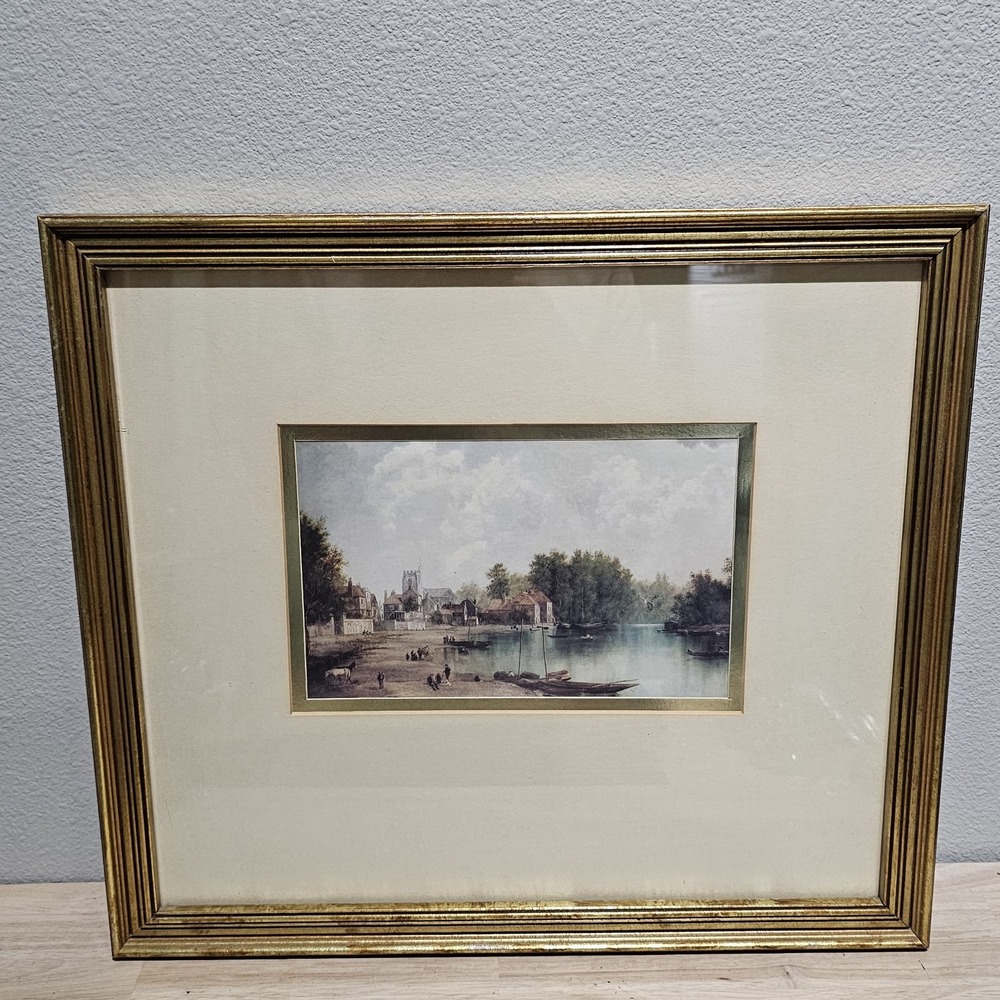 Vintage, St Michael View Near Twickenham Framed Print by William Howard